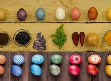 Powiększ obraz: WIELKANOC - naturalne sposoby barwienia jajek